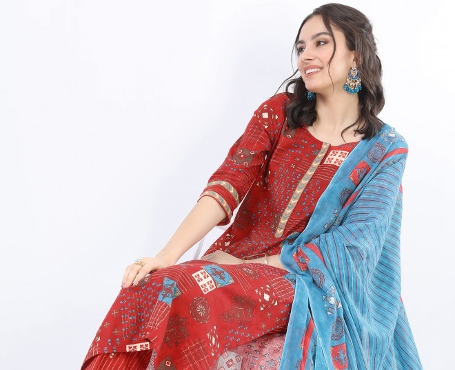Page 4 of Women Ethnic Wear : Buy Latest Ethnic Wear for Women Online |  Meesho | Gowns for girls, Cotton gowns, Printed gowns
